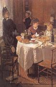 Claude Monet Le Dejeuner painting
